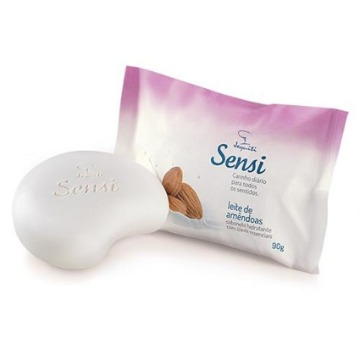 10460 Sabonete Barra Sensi Leite de Amêndoas Jequiti 90g