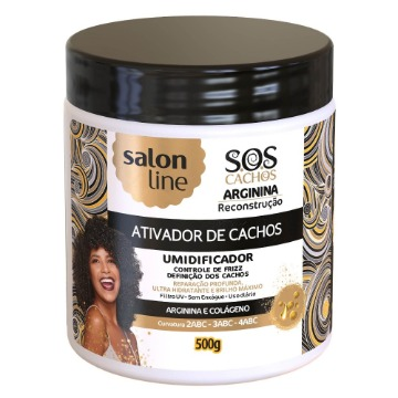 345300 Ativador De Cachos Reconstrução Salon Line 500g
