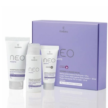 27276 Kit Cuidado Facial Pele com Cravos e Espinhas Neo Essens Eudora
