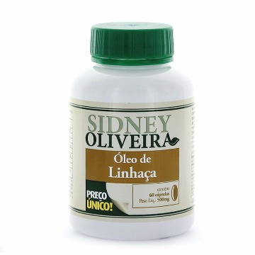 19985 Óleo de linhaça 500 mg - Sidney Oliveira Rahda 60 cápsulas