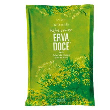 510802 Sabonete Líquido Naturals Erva Doce Refil Avon 250ml