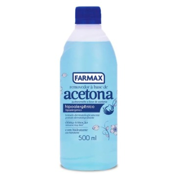 209138 Removedor de Esmalte Base Acetona Farmax 500ml