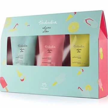 81226 Presente Natura Tododia Hidratantes de Verão 3 Unidades 80ml (cada)