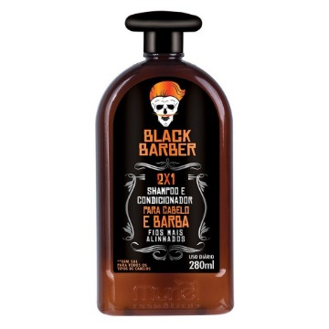 117036 Shampoo para Barba 2X1 Black Barber Muriel 280ml