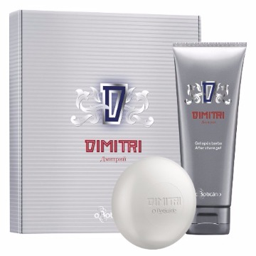 16798 Kit Dimitri Sabonete Perfumado 90g e Gel Após Barba 110g Boticário