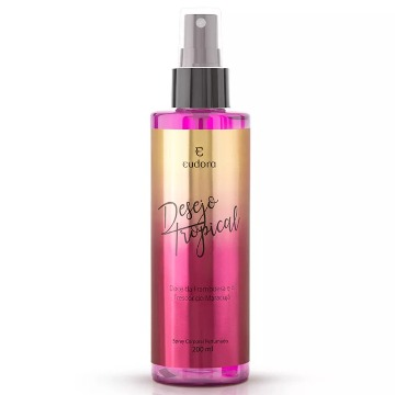 72575 Spray Corporal Perfumado Desejo Tropical Eudora 200ml