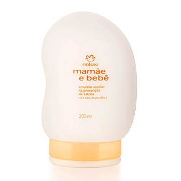 16387 Emulsão Auxiliar na Prevenção de Estrias Mamãe e Bebê Natura 200ml