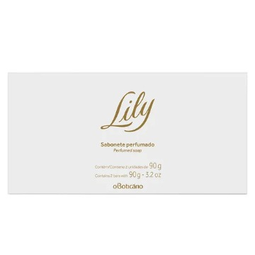 23606 Sabonete Barra Lily 2 Unidades 90g (cada) Boticário