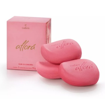 70468 Sabonete Barra Aflorá Flor de Cerejeira 3 Unidades Eudora 90g(cada)