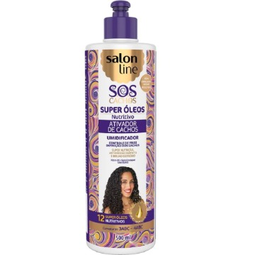 346659 Ativador De Cachos Salon Line Super Óleos Nutritivo S.O.S 500ml