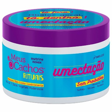 17974 Máscara Óleo Creme Condicionante Nutrire Meus Cachos Umectação Embelleze 300g