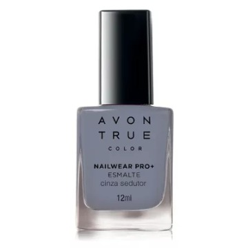 522639 Esmalte Gel Finish Cinza Sedutor Avon 5 em 1 12g