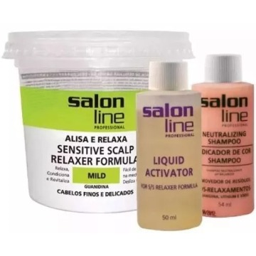 437353 Guanidina Alisa e Relaxa Mild Suave Salon Line 215g