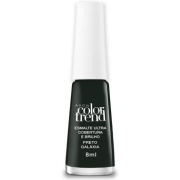 514586 Esmalte Colortrend Preto Galáxia Avon 8ml