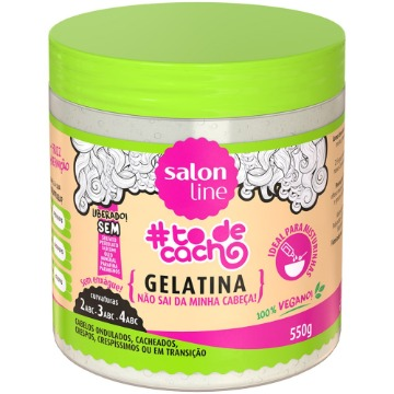 951198 Gelatina #todecacho – Não Sai Da Minha Cabeça Salon Line 550g