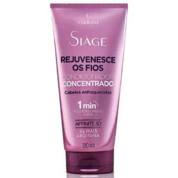 91126 Condicionador Siàge Rejuvenesce os Fios 1 Minuto Eudora 180ml