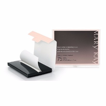 052793 Lenço de Papel Antibrilho para Pele Mary Kay 75 Unidades