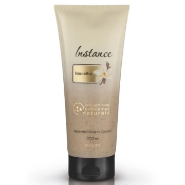 91336 Sabonete Líquido Esfoliante Corporal Instance Baunilha Eudora 200ml