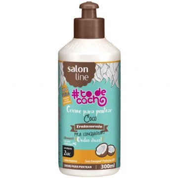 952621 Creme Pentear #todecacho Coco Ondas Divas Salon Line 300ml