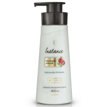823964 Hidratante Corporal Instance Chá Verde Eudora 400ml