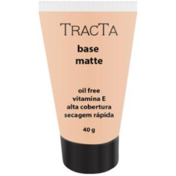 115353 Base Líquida Alta Cobertura Matte Cor 2 Oil Free Tracta 40g