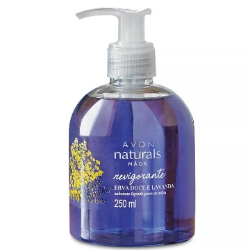 488877 Sabonete Líquido Naturals Erva Doce e Lavanda Regular Avon 250ml