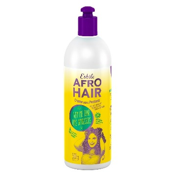 10292 Creme para Pentear Afro Hair Argan e Linhaça Embelleze 500g