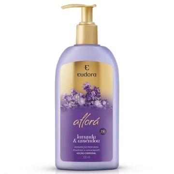 29833 Loção Hidratante Corporal Aflorá Lavanda e Amêndoa Eudora 300ml