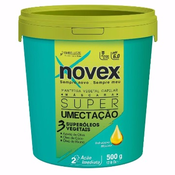 10293 Máscara Novex Super Umectação Super Óleos Vegetais 500g