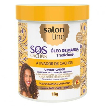346680 Ativador de Cachos S.O.S Óleo de Manga Tradicional Salon Line 1kg