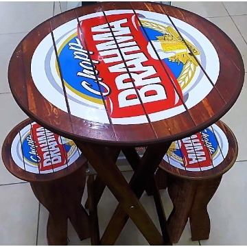 Kit BAR Mesa + 2 banquetas