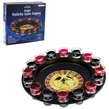 Jogo Roleta c/ Copos ref.: JR-01