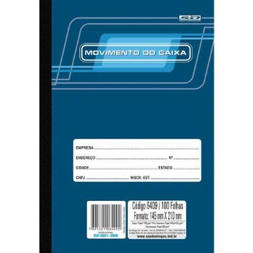 Livro Movimento Caixa Pequeno 100 Folhas