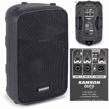 CAIXA ATIVA SAMSON AURO X15D 1000W 2 VIAS BI-AMPLIFICADA