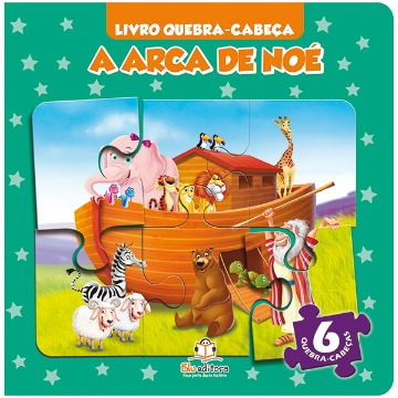 Livro Quebra-cabeça Pequeno: A Arca de Noé