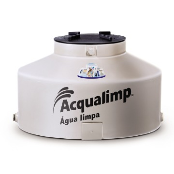 CAIXA DAGUA 1000LTS AGUA LIMPA KIT: BOIA, FILTRO E 3 FLANGES ACQUALIMP