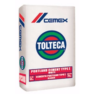 CIMENTO BRANCO ESTRUTURAL 25KG TOLTECA CEMEX