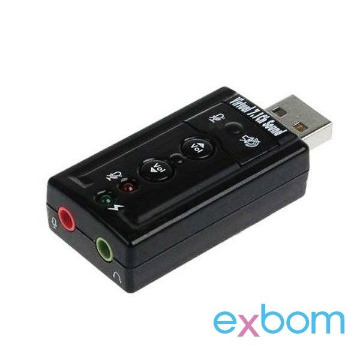 Adaptador USB x AUDIO 2.0 7.1