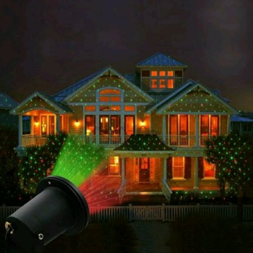 Espeto de jardim laser.