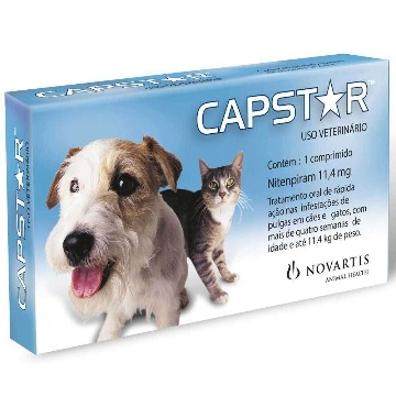 CAPSTAR cães e gatos 11,4 mg - 6 comprimidos