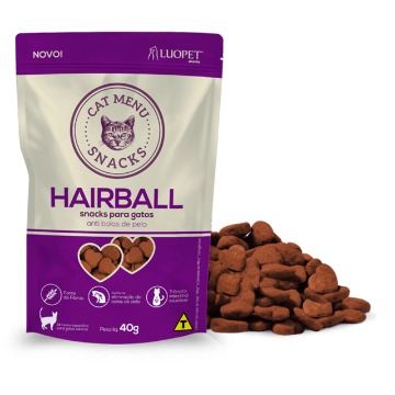 Snacks para gatos Hairball 40g