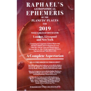 Raphael´s Ephemeris for 2019