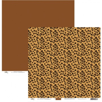 120 - ONCINHA MARROM CHOCOLATE - OK SCRAPBOOK