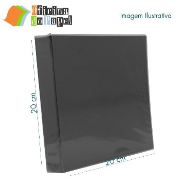 0603018 Álbum 21x21 Preto