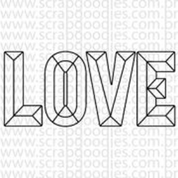 Carimbo - LOVE DIAMANTE