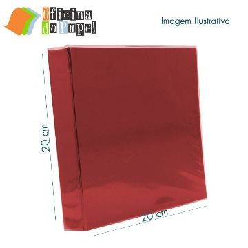 0603013 Álbum 21x21 Vermelho