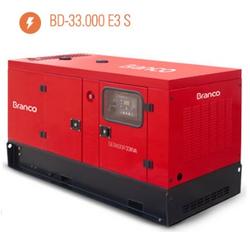 GERADOR BD 33.000 - 127/220V TRIFÁSICO DIESEL C/ ATS