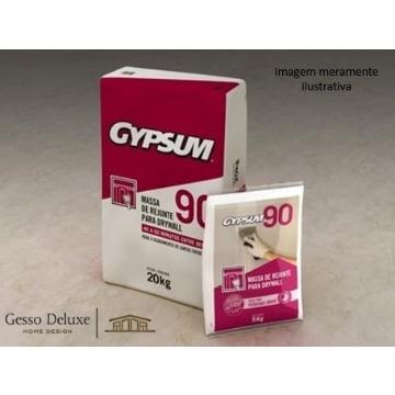 MASSA DE REJUNTE DE 5 KG GYPSUM 90 EM PÓ