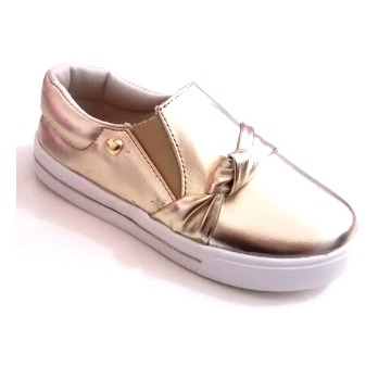SAPATILHA ENCANTO DE CRIANCA DOURADO NO - QKanto Moda Calçados