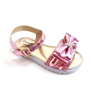 SANDALIA ENCANTO DA CRIANÇA 016 ROSA - QKanto Moda Calçados
